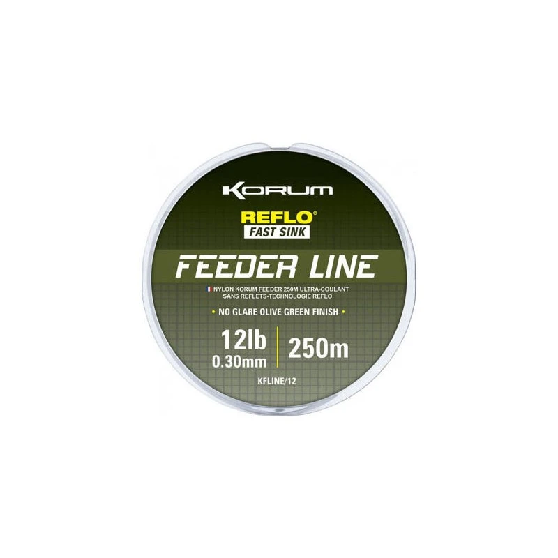 Korum 10 LB - 0.28 Mm Feeder Line Reflo Fast Sink 250 Meter - Hengelsportknaller 1 Korum 10 LB - 0.28 Mm Feeder Line Reflo Fast Sink 250 Meter - Hengelsportknaller