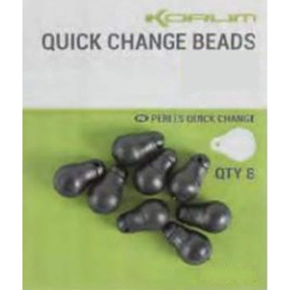 Korum Black Quick Change Beads Standard 1 Korum Black Quick Change Beads Standard