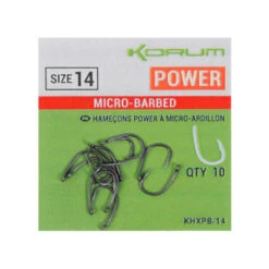 KORUM Power Hooks - Barbed